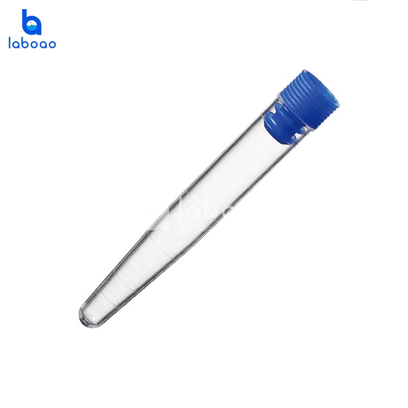 12ml PS Pointed Bottom Test Tube With Cap Stopper