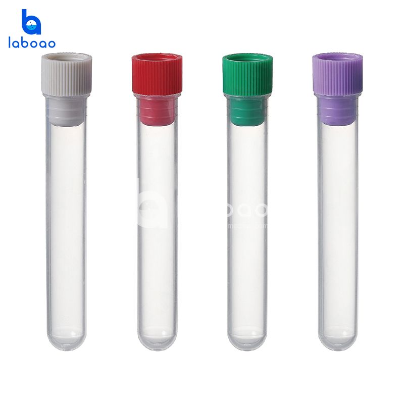 PP Test Tubes With Multiple Colour Caps