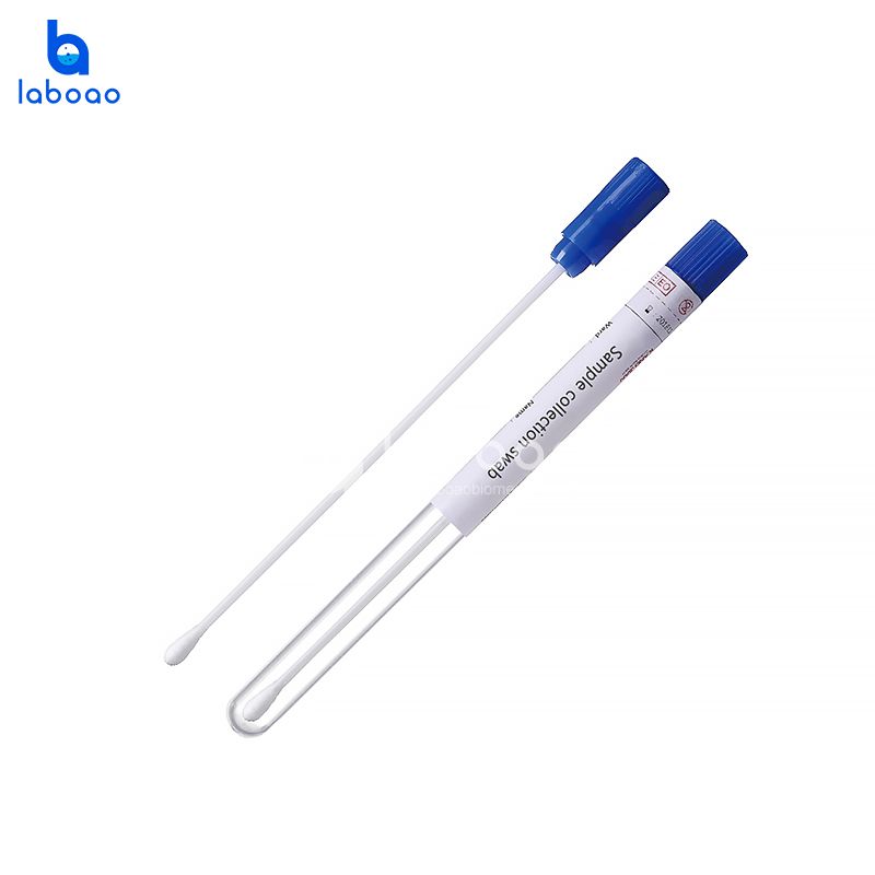 Transport Swab With PS Tube Stainless Steel Stick And Tip Viscose